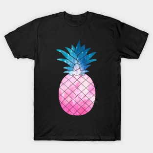 Pink galaxy pineapple T-Shirt